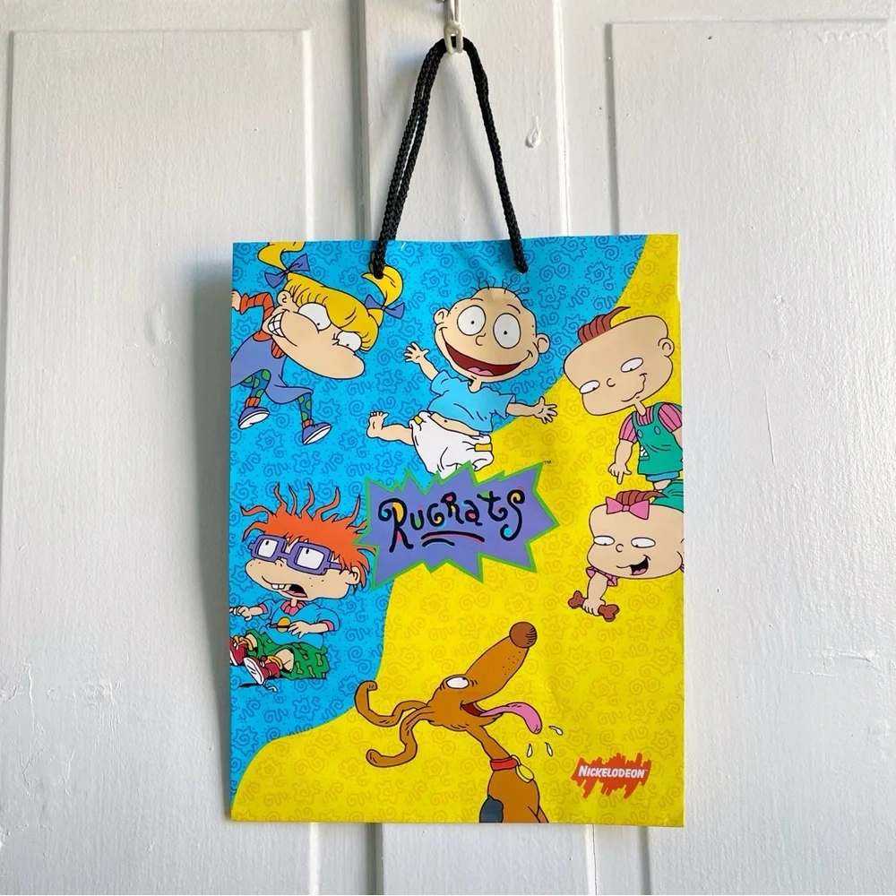 Vintage 90s 1998 Rugrats Nickelodeon Cartoon Gift Bag